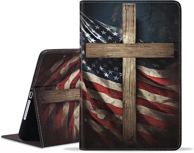 Case for Samsung Galaxy Tab A9 Plus 11 Inch 2023 Model (SM-X210/X216/X218) Premium PU Leather Stand Folio Cover with Auto Sleep/Wake Abstract Colorful Dog