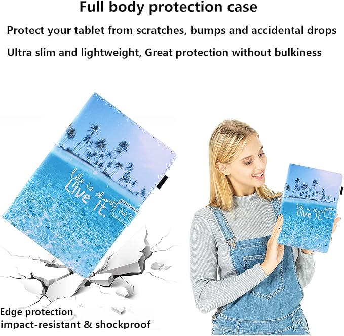 for Galaxy Tab A 8.4 Case 2020 Model (SM-T307/T307U) with Pencil Holder Pockets Multi-Angle Viewing Folio Stand PU Leather Shockproof TPU Cover for Samsung Tab A 8.4 T307 Black Rose Flower