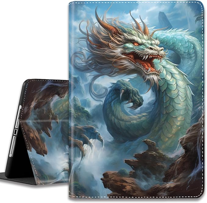 Case for iPad (A16) 11th Generation 11 Inch 2025 / iPad 10th Generation 10.9 Inch 2022 Ultra-Thin Multi-Angle Protective Cover with Auto Sleep/Wake A Dark Horse