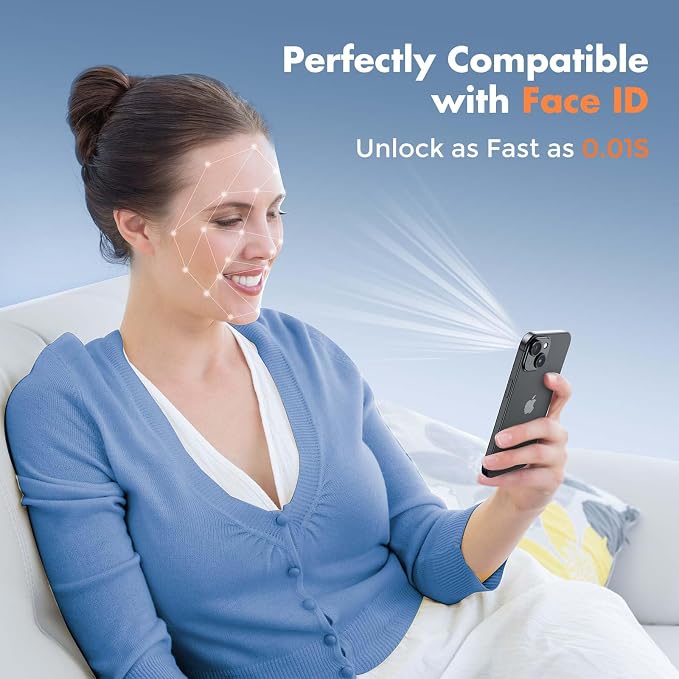 UNBREAKcable 3-Pack Screen Protector for iPhone 15 Double Shatterproof Tempered Glass [Easy Installation Frame] [99.99% HD Clear] [9H Hardness] [Full Coverage] [Case Friendly] for Apple 15 6.1 inch