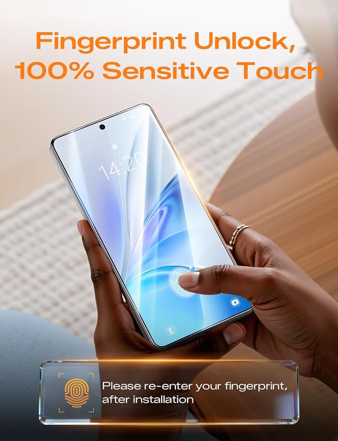 MAGIC JOHN 2 Pack 3rd Gen Screen Protector for Samsung Galaxy S26 | One-Pull Easy Install Smooth Touch Auto-Align Screen Support Fingerprint Unlock 9H Glass Anti-Scratch