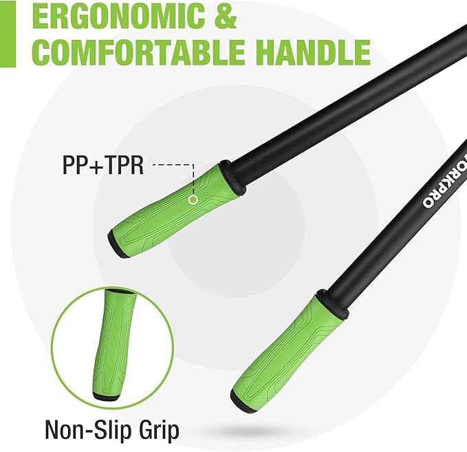 WORKPRO Bypass Lopper, 28" Branch Cutter with 65MN Spring Steel Blade, Heavy Duty Tree Trimmer with 1-3/16inch Cutting Capacity, Perfect for Cutting Shrubs and Branches