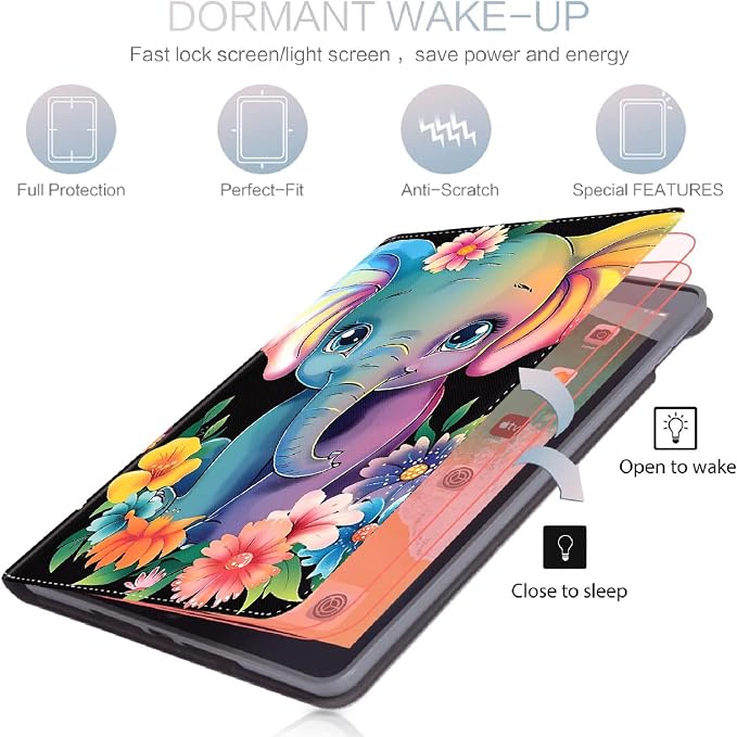 Case for Samsung Galaxy Tab S10 FE Plus 13.1 Inch 2025 Model (SM-X620/X626)Slim Folding Stand Cover with Auto Wake/Sleep for Samsung Galaxy Tab S10 FE Plus ，Painting Autumn Trees