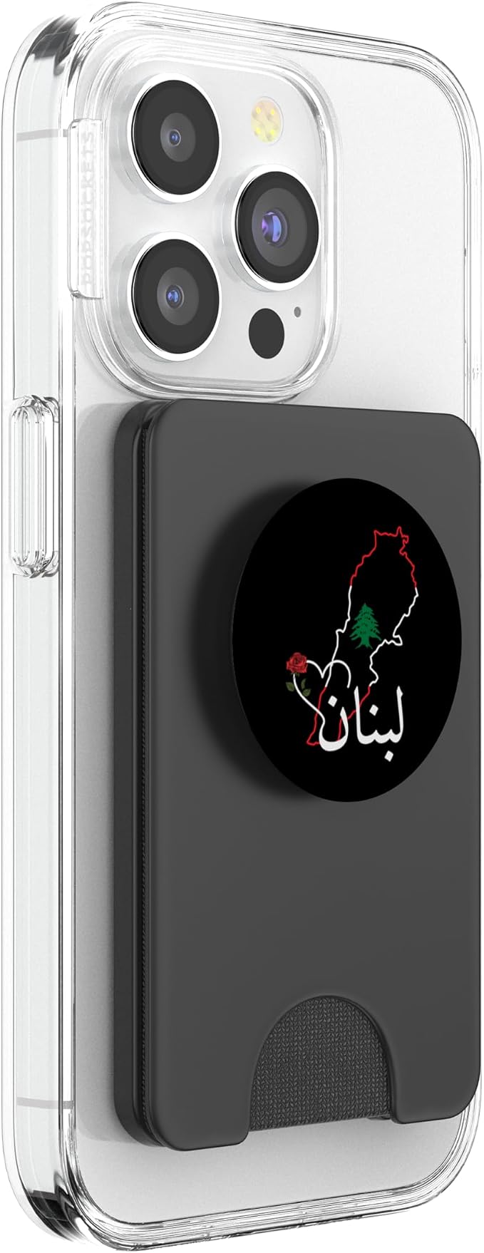 Lebanon Flag Map Beirut Cedar Tree Lebanese Heritage Design PopSockets PopGrip for MagSafe