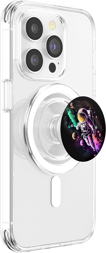 Space Astronaut and the planets PopSockets Adhesive PopGrip