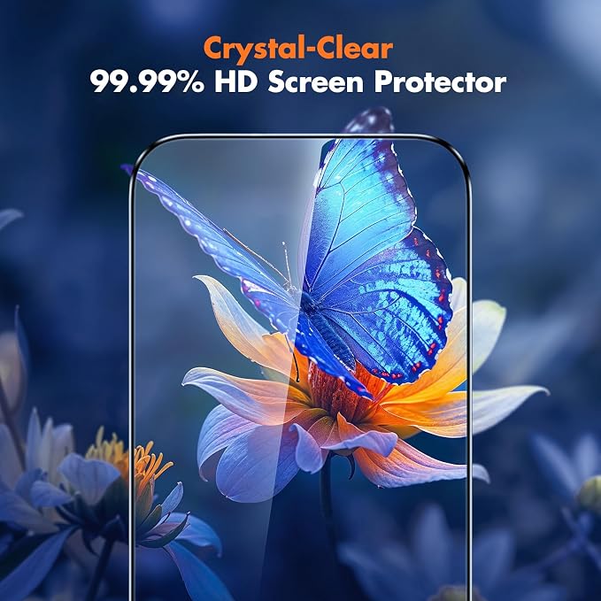 UNBREAKcable 3-Pack Screen Protector for iPhone 15 Double Shatterproof Tempered Glass [Easy Installation Frame] [99.99% HD Clear] [9H Hardness] [Full Coverage] [Case Friendly] for Apple 15 6.1 inch