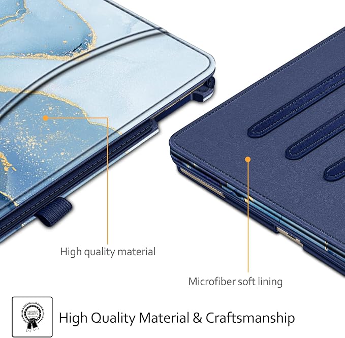 Fintie Multi-Angle Case 2017/2015 iPad Pro 12.9 inch (Old Model) 1st &amp 2nd Gen Case - [Corner Protection] Folio Stand Cover with Pencil Holder &amp Pocket Auto Wake/Sleep Blooming Hibiscus