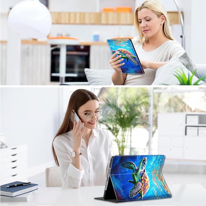 Case for iPad 10.2/10.5，iPad 9th/8th/7th Gen，for iPad 10.2 inch 2021/2020/2019/iPad Air 3rd Gen/Pro 10.5 - Slim Fit Standing Cover with Auto Sleep/Wake，Enchanted Forest 2