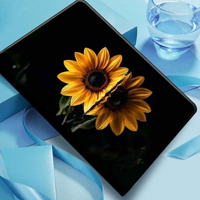 Case for Amazon Fire 7 Tablet 2019/2017 Release 9th/7th Generation PU Leather Smart Protective Cover with Auto Sleep/Wake for Fire 7 2019Beautiful Sunset