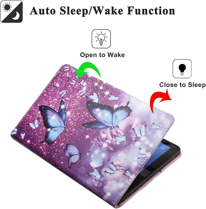 Case for Amazon Fire Max 11 Tablet (13th Generation 2023 Release) Auto Wake/Sleep Premium PU Leather Folding Stand Cover with Pen Holder &amp Multiple Viewing Angles - Beach