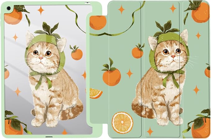 Joyland Leopard Print for iPad 10th Generation Case 10.9 inch 2022/iPad (A16) 11th Gen 11 2025Built-in Pencil Holder with Shockproof Cover Clear Transparent Back Shell Auto Wake/SleepBlack