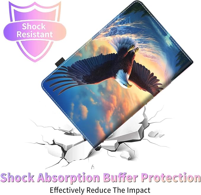 Case for 7 All-New Kindle Paperwhite 12th Gen 2024 &amp Kindle Colorsoft Signature Edition (2024 Release) PU Leather Folio Cover with Auto Wake/Sleep ，Blue Dragon