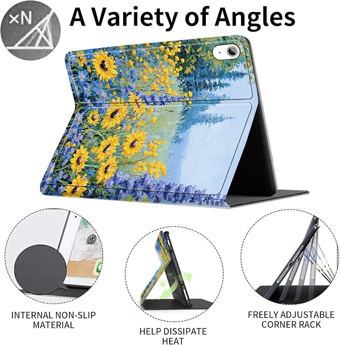 Case for iPad (A16) 11th Generation 11 Inch (2025)/ iPad 10th Generation 10.9 inch 2022Slim PU Leather Smart Cases Covers with Auto Wake/Sleep-Beast Roared