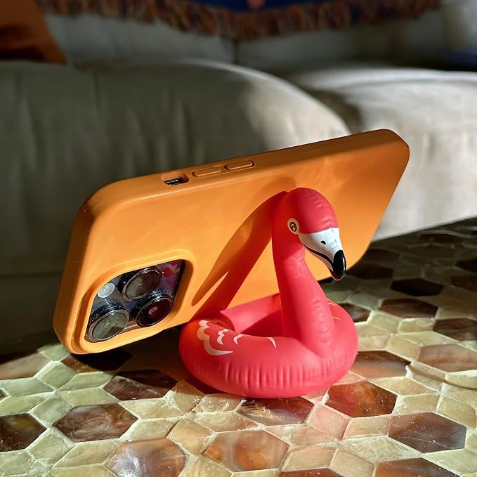 Genuine Fred FLOAT ON Flamingo Phone Stand - Smartphone holder for desk - Cute home &amp office accessories - Compatible with Android/iPhone &amp More - Does NOT float - Fun stocking stuffer Offic