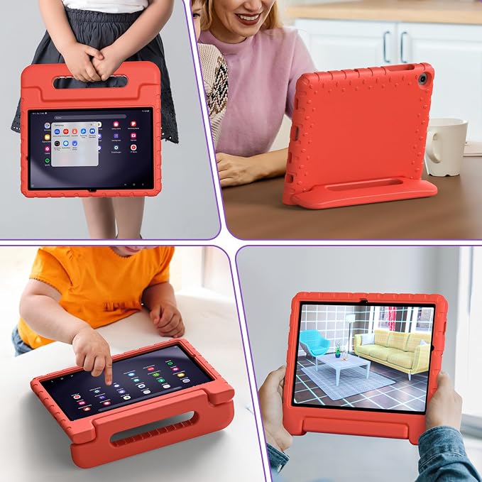 Kids Case for Samsung Galaxy Tab A11+/A9+ Plus 11 Inch 2025/2023 Tablet | Foldable handle highly durable odorless and easy to install suitable for children's learning and play.