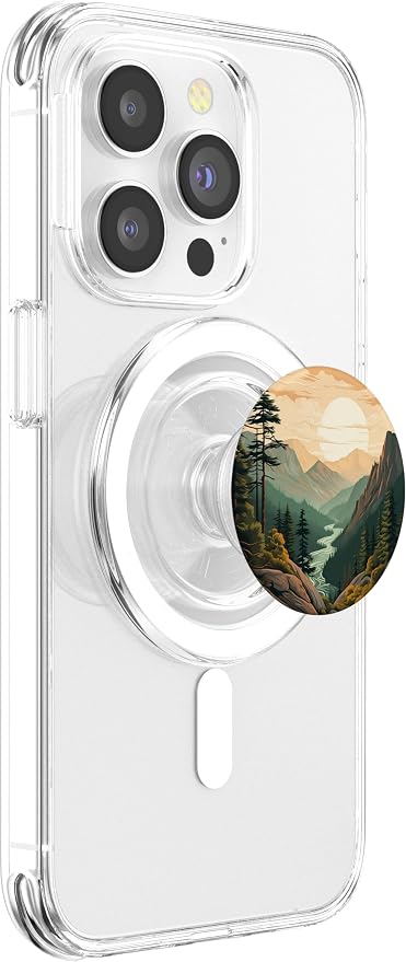 Mountains Wilderness Forest Hiking Pine Tree Nature PopSockets Adhesive PopGrip