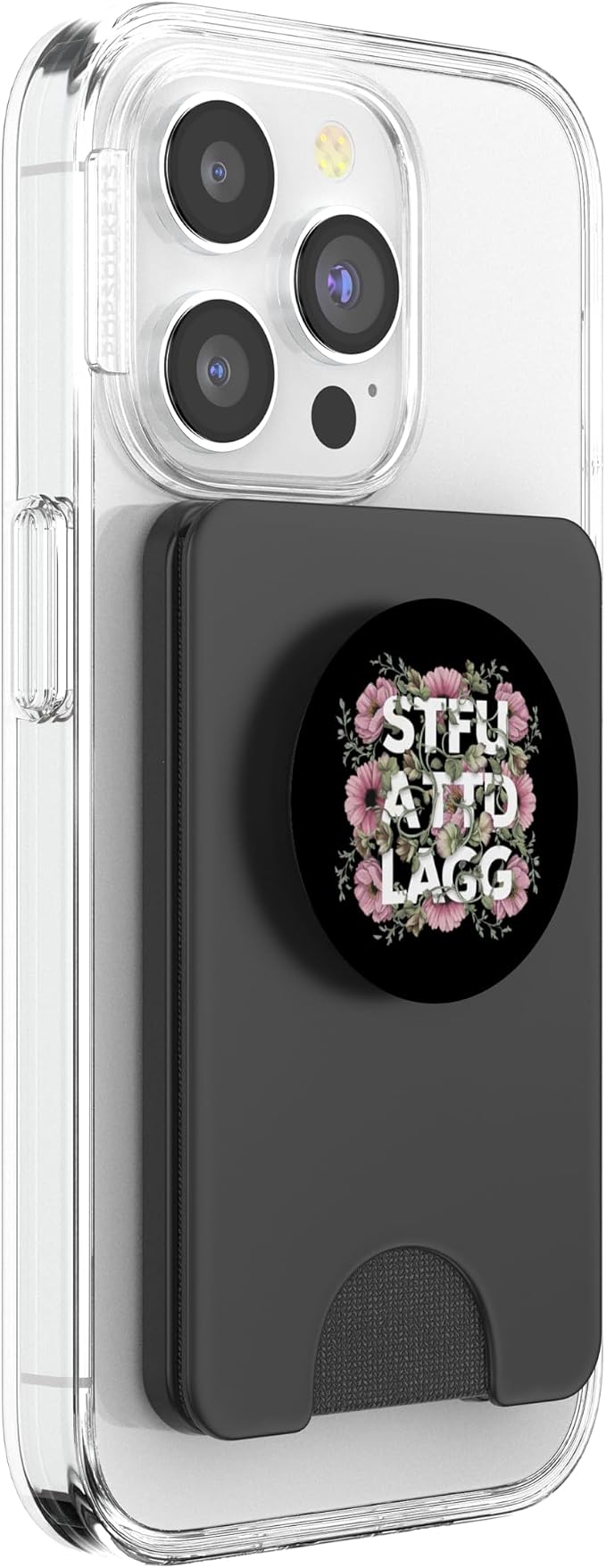 Dark Romance Romantasy Book Lover Shadow Daddy STFUATTDLAGG PopSockets PopGrip for MagSafe