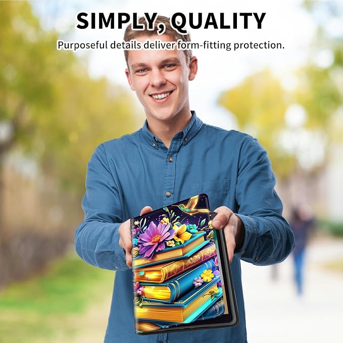 for Samsung Galaxy Tab A 8.4 2020 Model SM-T307 Kickstand Case PU Leather Multiple Viewing Angles Stand Smart Cover with Auto Wake/Sleep for Galaxy Tab A 8.4 2 Roses
