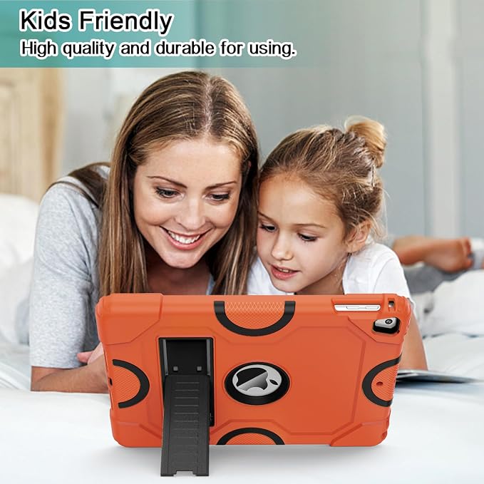 ZoneFoker Case for iPad 6th/5th Generation (9.7 Inch 2018/2017 Model) iPad Air 2 / 1st iPad Pro 9.7 Heavy Duty Shockproof Rugged Protective Case Alpine Green