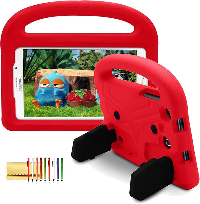 Kids Case for Samsung Galaxy Tab A 8.0 (2019) SM-T290/SM-T295 Techcircle Kid Child Safe Shock Proof EVA Rugged Protective Handle Stand Case for Galaxy Tab A 8.0 SM-T290/SM-T295 Tablet Black