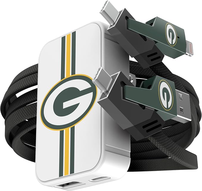 SOAR NFL Slim Wall Charger and 4 In 1 Multi Charging Cable