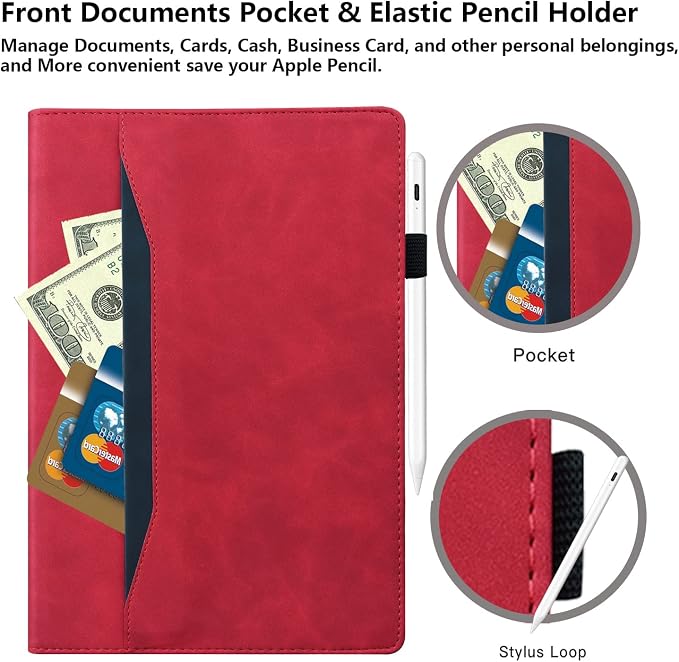 for Kindle Fire HD 8 Tablet (only Fits 10th Generation) &amp Fire HD 8 Plus 8 Case 2020 with Stand/Pencil Holder/Card Pocket/Elastic Band Embossed PU Leather Floral Cover Brown Peacock Flower