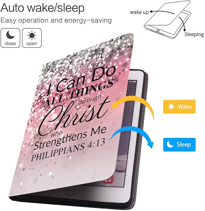 Case for Samsung Galaxy Tab S5e 10.5 inch 2019 Tablet (SM-T720/T725/T727) Protective Leather Case Adjustable Stand Auto Wake/Sleep Smart Case - Bible Verse Jeremiah 29:11