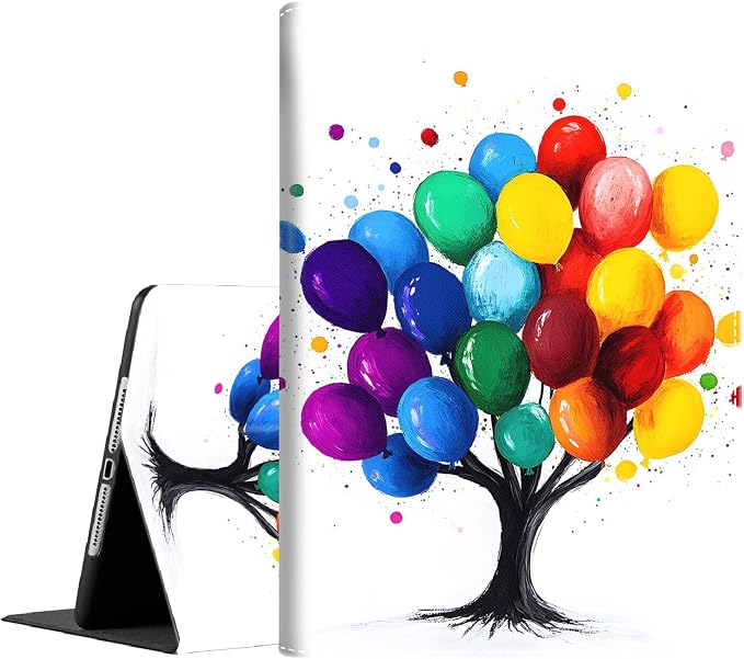 Case for New iPad (A16) 11th Generation 11 Inch 2025 for iPad 10th Generation 10.9 2022 Multi-Angle Smart Stand Cover Auto Sleep/Wake Halloween Panda Wizard and Pumpkin