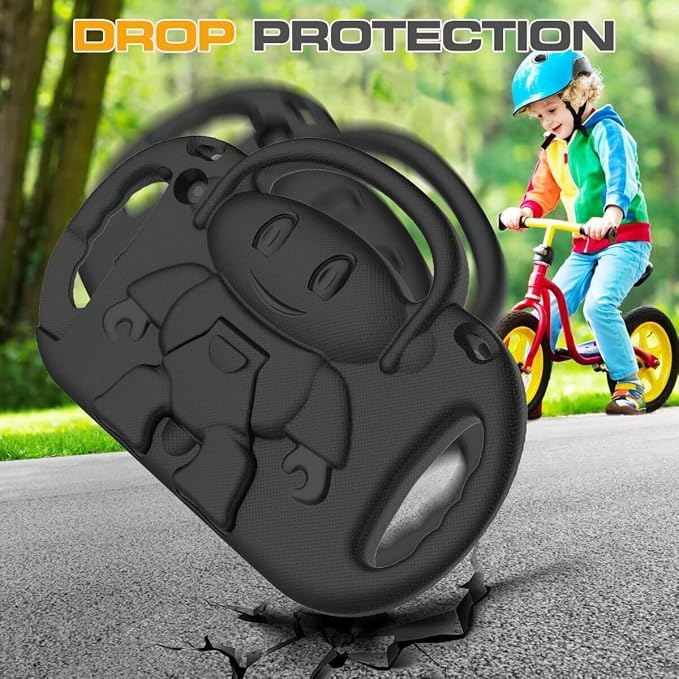 Kid-Proof Case for 8 Inch Tablet(12th/10th Generation 2024/2022/2020 Release) - Durable Shockproof Protective Cover with Shoulder Strap for 8 Plus Tablet Not for iPad Samsung Tablet Black