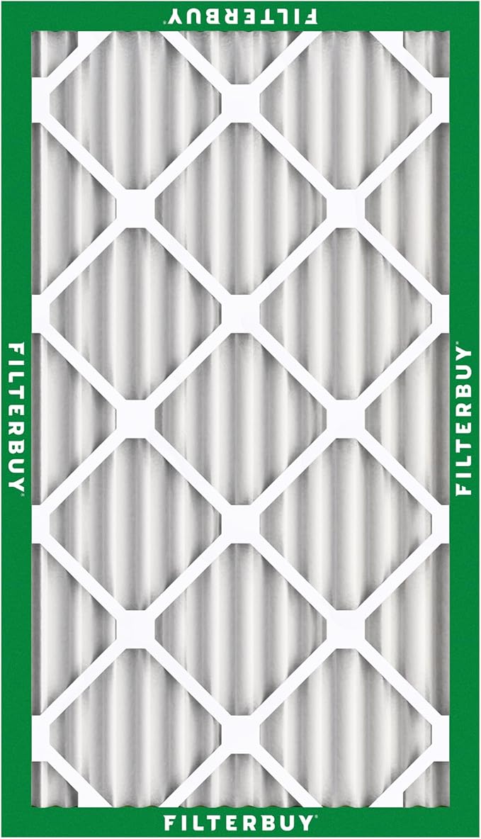 Filterbuy 16x30x2 Air Filter MERV 8 Essential Dust & Allergy Defense,