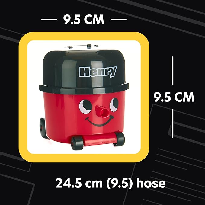 Paladone Henry Hoover Desk Vacuum, Mini Computer and Keyboard Cleaner, Portable Lightweight Desk Tidy, Novelty Stocking Stuffer
