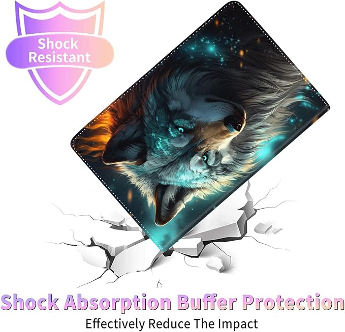 Case for iPad Mini 5/4/3/2/1 Durable Shockproof Protective Cover for Apple 7.9 inch iPad Mini 1st2nd3rd4th5th Generation，Blue Dragon