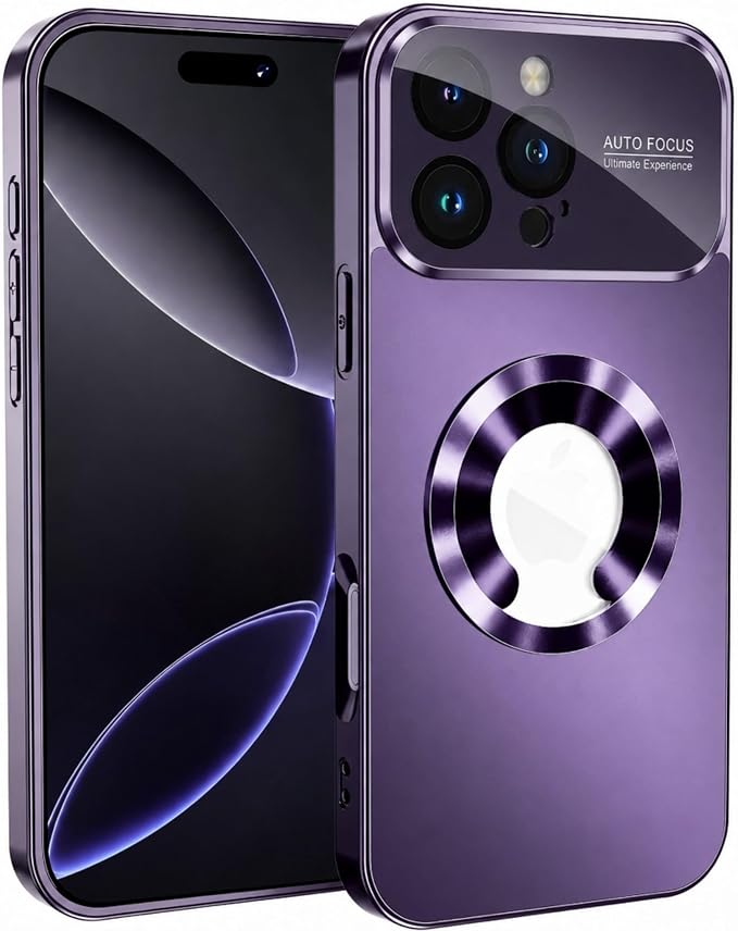 Magnetic Design for iPhone 16 CaseCompatible with MagSafe[Military Grade Drop Protection] Camera Lens Protector Cover Logo View Dust-Proof Matte Shockproof Protective CoverNavy Blue
