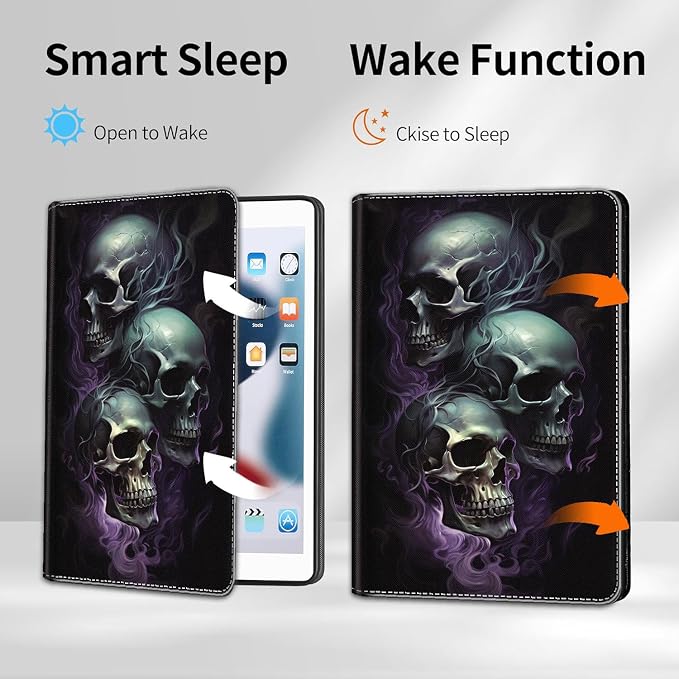 Case for iPad 10.2/10.5，iPad 9th/8th/7th Gen，for iPad 10.2 inch 2021/2020/2019/iPad Air 3rd Gen/Pro 10.5 - Slim Fit Standing Cover with Auto Sleep/Wake，Enchanted Forest 2