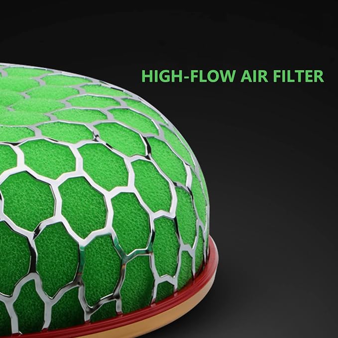 3.15" High Flow Air Intake Mushroom Filter Washable Sponge Honeycomb Mesh Air