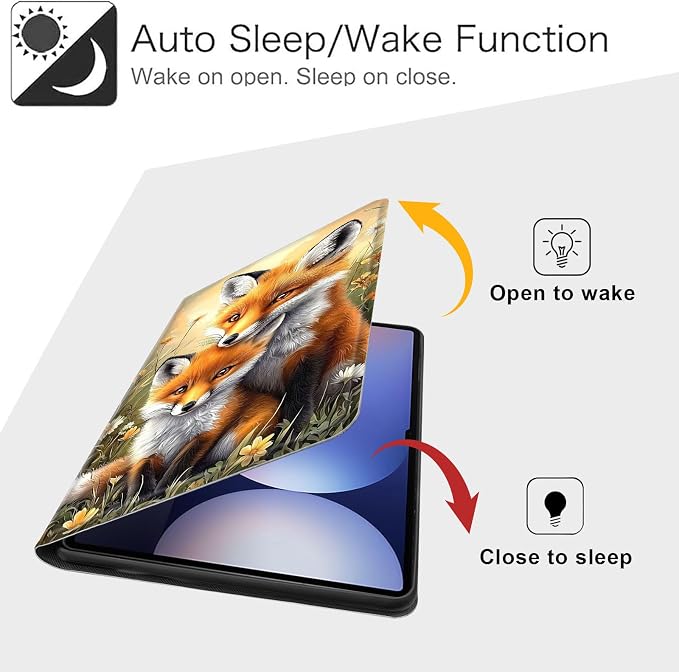 Case for Samsung Galaxy Tab A11 Plus 2026 &amp Galaxy Tab A9+ 11 Slim Smart Stand Cover with Auto Wake/Sleep Shockproof Protective Shell for Work &amp School Astronaut