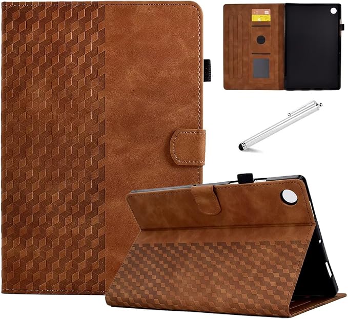 Fancity Case Fits Samsung Galaxy Tab A9/A11 Plus 11” 2025/2023 X210/X216 | Premium PU Leather Cover with Multi-Angles Pencil Holder Smart Wake Sleep for Galaxy Tab A9 A11 Plus X218 Beach