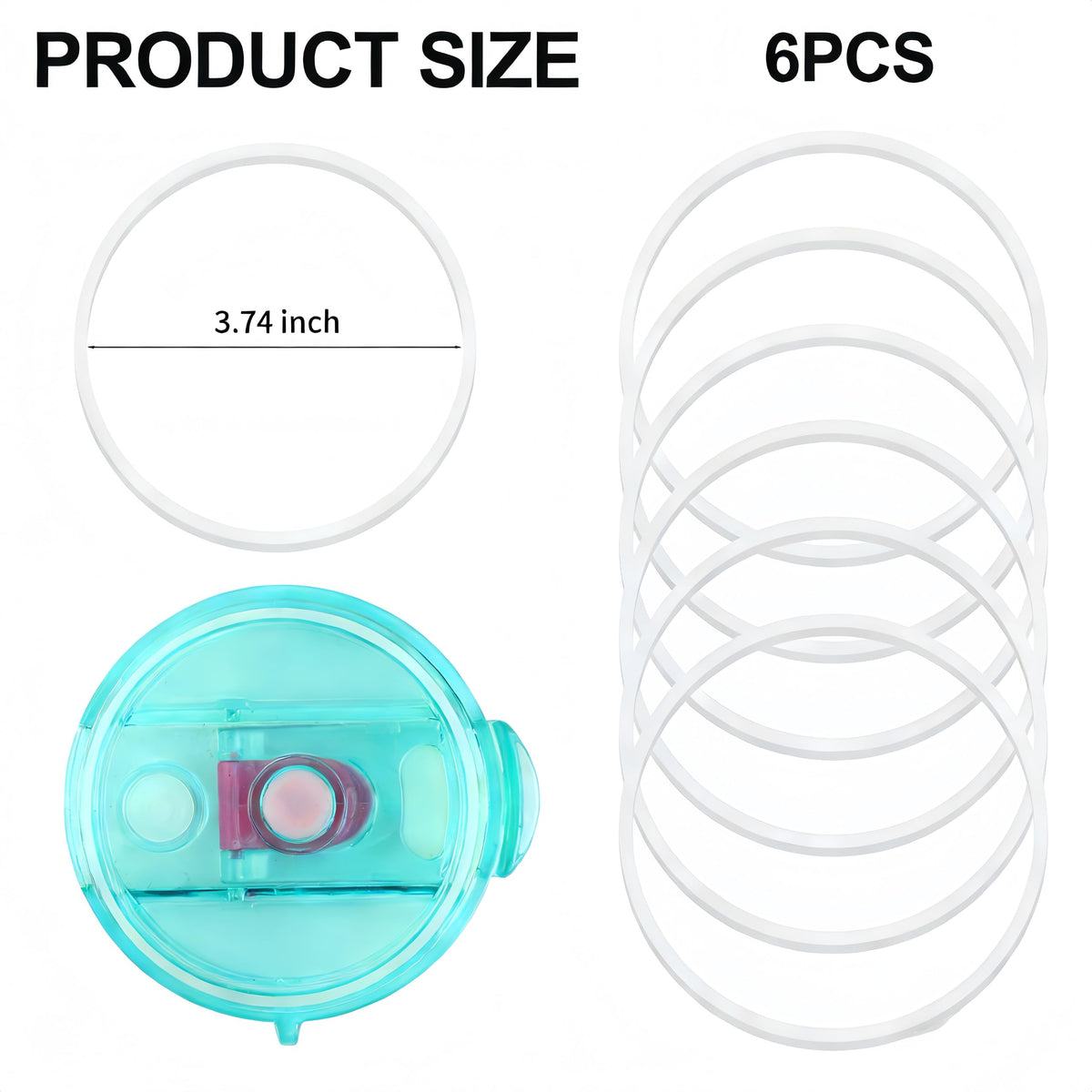 Joshey Rubber Seal Replacement for Reduce Tumbler Mug 40oz 50oz Lids