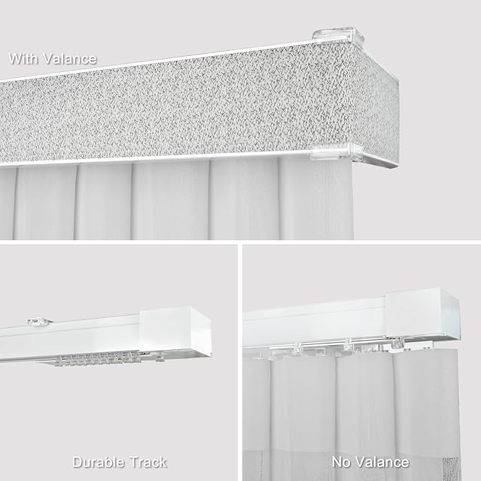 Blindify Motorized Sheer Vertical Blinds, Light Filtering Smart Rechargeable Vertical Window Blinds for Sliding Glass Door Customize(Linen Light Gray)