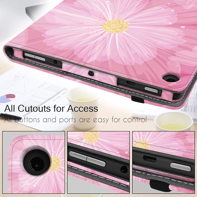 Folio Case for 10.1 Inch Previous Fire HD 10 Tablet | Famavala Stand Cover for [7th/9th Generation 2017/2019 Released] (BlueSky)