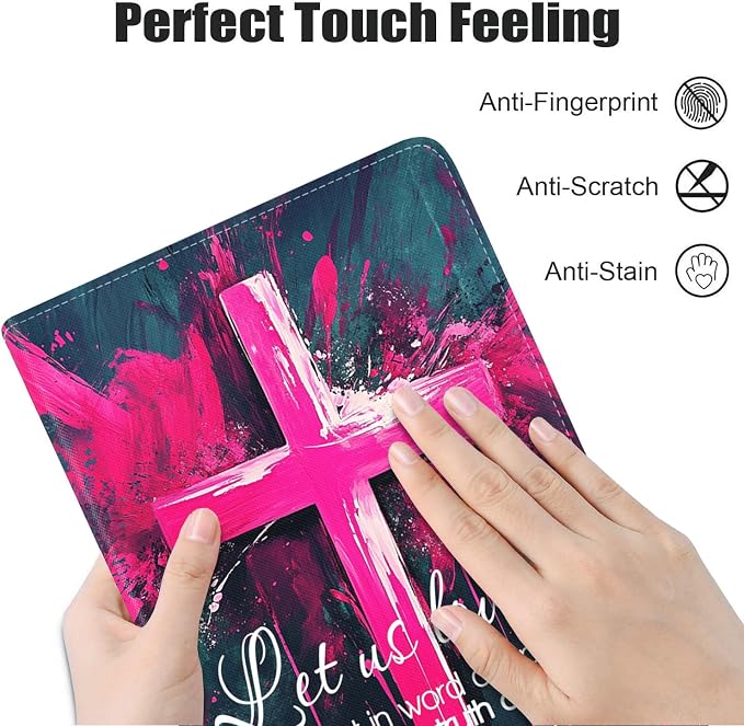 Case for Samsung Galaxy Tab A9 Plus 11 Inch 2023 Model (SM-X210/X216/X218) Premium PU Leather Stand Folio Cover with Auto Sleep/Wake Abstract Colorful Dog