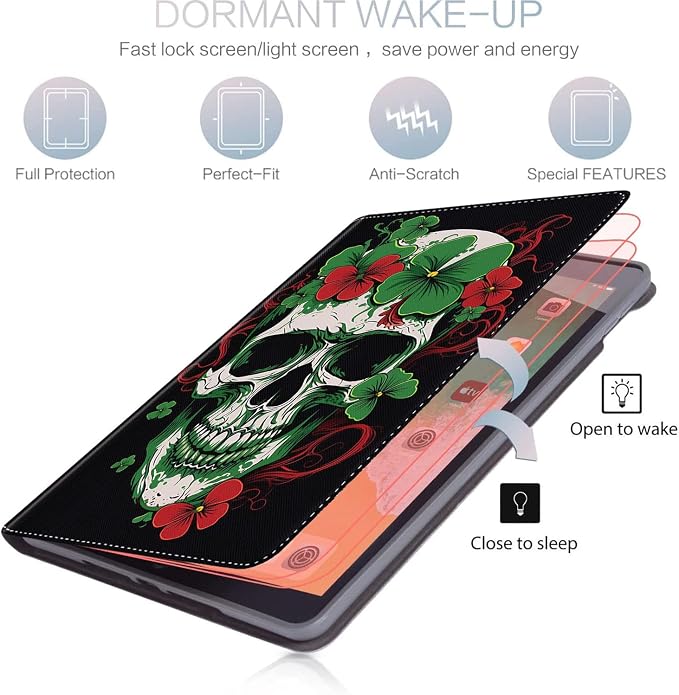 Case for iPad (A16) 11th Generation 11 Inch (2025) for iPad 10th Generation 10.9 Inch (2022) Slim Folding Stand Cover with Auto Wake/Sleep Watercolor Sea Turtle