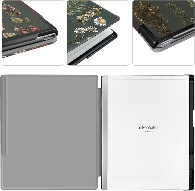 Case for Remarkable 2 Paper Tablet 10.3 2020 ReleasedLightweight and Hard Back Shell Protective Book Folio Cover with Built-in Pen HolderComes with Remarkable 2 Pen Tips.