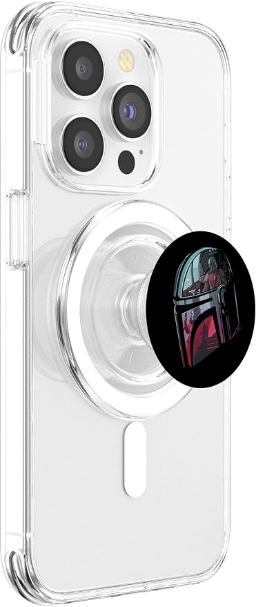 Star Wars The Mandalorian Helmet Reflection PopSockets Adhesive PopGrip