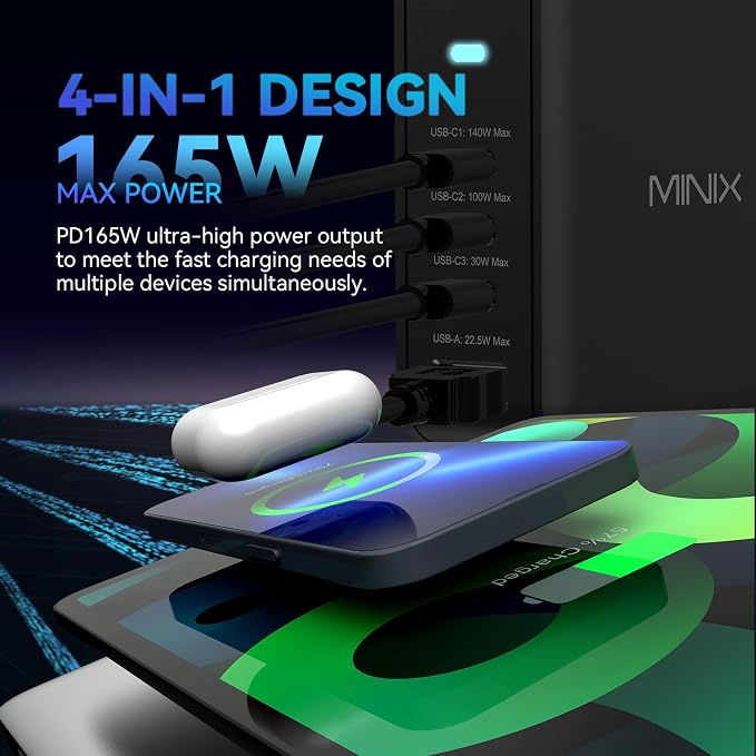 165W Gan Charger with Small 33W Charger