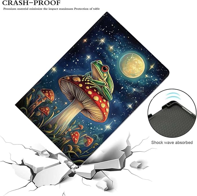 Case for iPad 9th/8th/7th Generation (2021/2020/2019) 10.2-inchSlim PU Leather Cover Adjustable Stand Auto Wake/SleepAurora Over Mountains