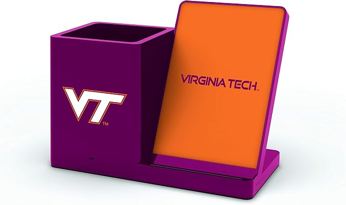 SOAR NCAA Unisex Cell Phone Wireless Charging Stand and Desktop Organizer