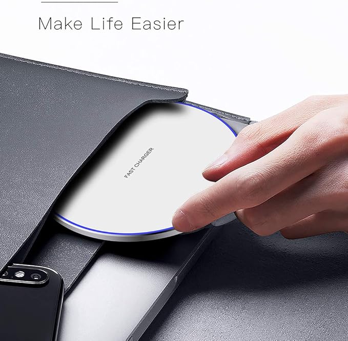20W Fast Wireless Charger Pad,Wireless Phone Charging Station Compatible with iPhone 16/15/14/13/12/11/SE/X/AirPods,Fast Charge for Samsung Galaxy S25/S24/S23/S22/Note/Buds/Buds +,Pixel,LG