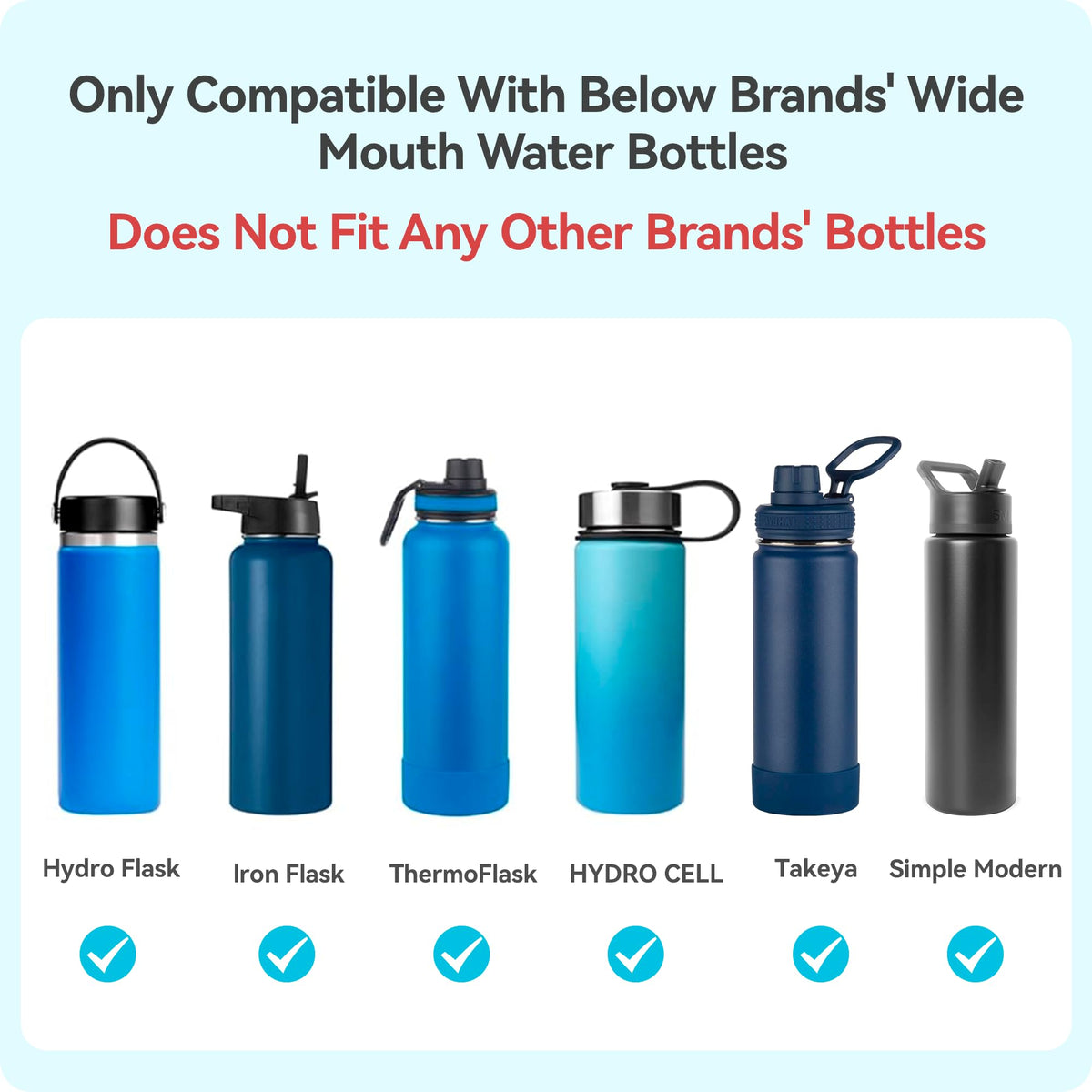 Lid Replacement for Simple Modern Summit 10 oz 12 oz 14 oz 16 oz 18 oz 20 oz 22 oz 24 oz 32 oz 40 oz 64 oz Water Bottle,Straw Lids With Straw For Hydro Flask,Thermoflask,Takeya, BPA Free,LeakProof c