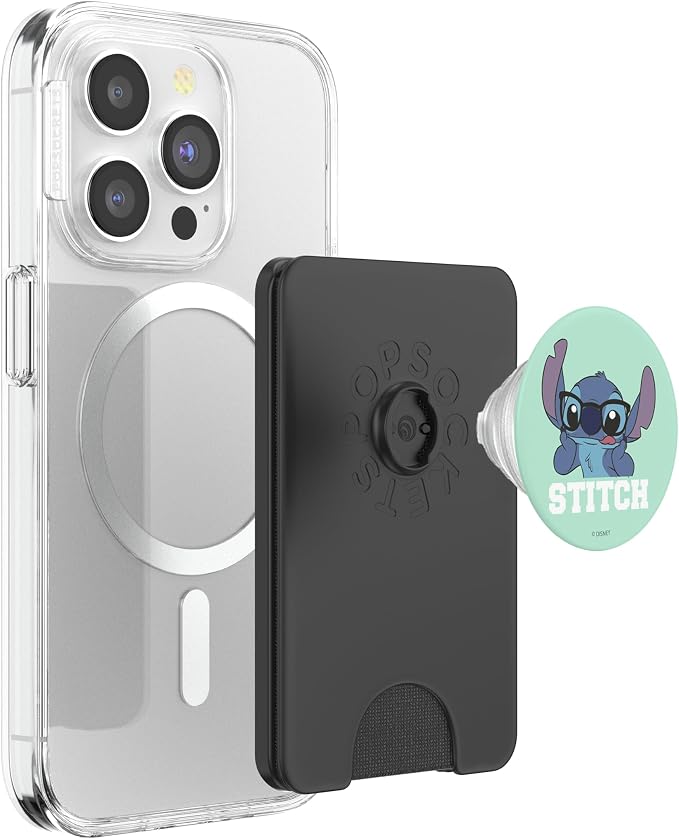 Disney Lilo &amp Stitch Nerd Stitch Portrait PopSockets Adhesive PopGrip